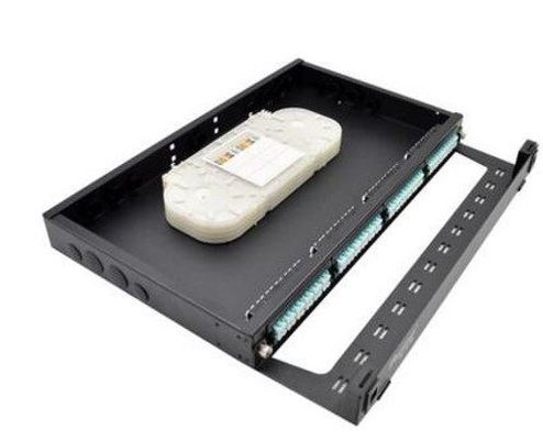 19" bâti de support de module de cassette de fibre des tableaux de connexions de FTTH MPO MTP LC 1U