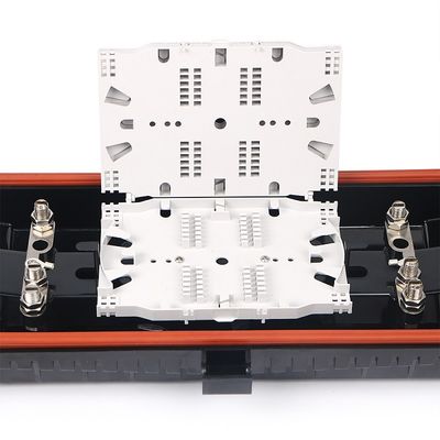 288 type horizontal optique corps de boîte de la fermeture IP68 d'épissure de fibre de noyau de câble de fibre
