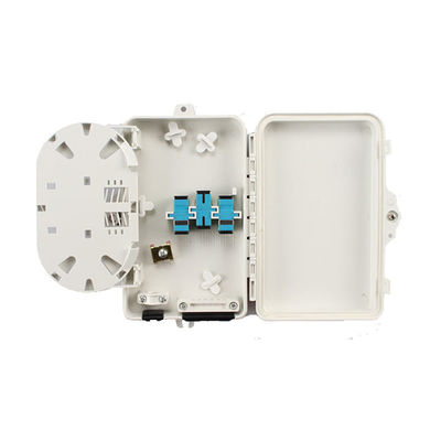 lumière optique Grey For Telecom du SM SX PC+ABS de Sc APC/UPC de coffret d'extrémité de la fibre 6Port