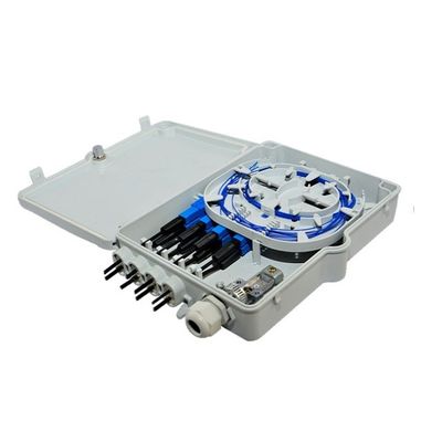 bâti optique de Polonais de mur de Sc de SM de niveau de protection du coffret d'extrémité de la fibre 8Port IP-66