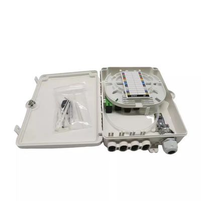 bâti optique de Polonais de mur de Sc de SM de niveau de protection du coffret d'extrémité de la fibre 8Port IP-66
