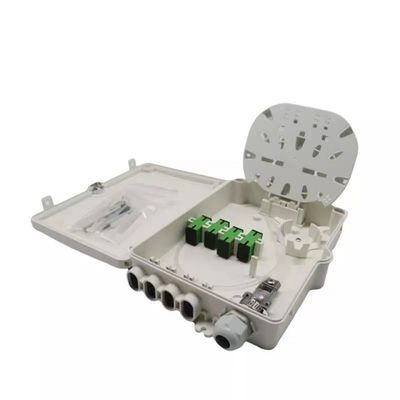 bâti optique de Polonais de mur de Sc de SM de niveau de protection du coffret d'extrémité de la fibre 8Port IP-66