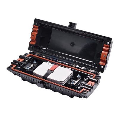 Ip68 imperméable 3 dans 3 le type horizontal fermeture de baisse de fibre de noyaux de la fermeture 96 d'épissure