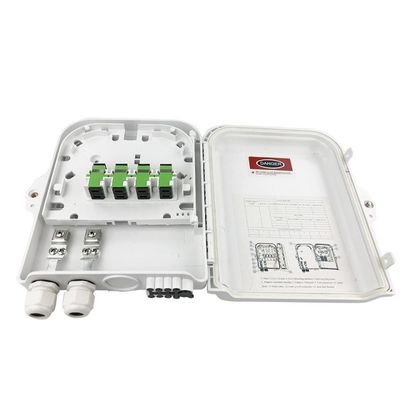 Simplex extérieur d'intérieur optique de SM de Sc APC/UPC du coffret d'extrémité de fibre 8Port