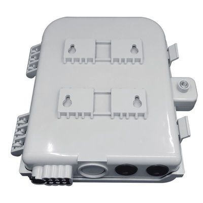 Coffret d'extrémité optique de fibre 8Core SM/DX SC/LC/ST/FC IP 66 gris-clair/noir