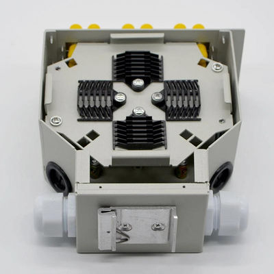 24 coffrets terminaux d'adaptateur de duplex de St du tableau de connexions de câble optique de fibre de rail du noyau DIN 12