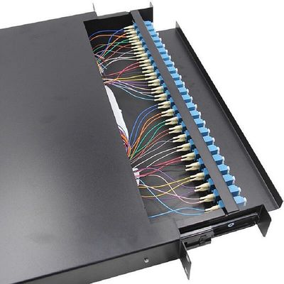 Joint optique gauche de tiroir de la boîte 24Core de clôture de tableau de connexions de fibre d'ODF 24