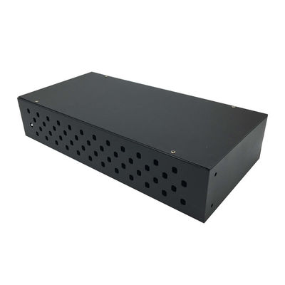 Laminez à froid l'adaptateur épais optique en acier du tableau de connexions de fibre de support 0.8mm 2U FC