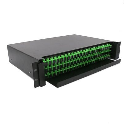 19 tableau de connexion des fibres de noyau de la clôture ODF 72 de bâti de support de pouce 2U glissant le type