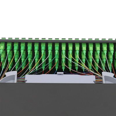 19 tableau de connexion des fibres de noyau de la clôture ODF 72 de bâti de support de pouce 2U glissant le type