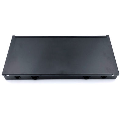 Sc LC de noyau de la fibre 19" optique 24 de tableau de connexions de bâti de support 1U avec des plateaux d'épissure