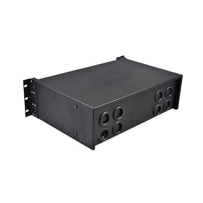 3u 3ru 19&quot; support optique de fibre d'ODF 96 a monté le type tableau de connexions de tiroir de clôture