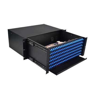 Tableau de connexion des fibres de fibre optique d'intérieur de bâti de support de la distribution 144core 19