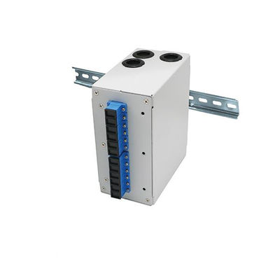 Le support en métal de fibre de boîte de Vacarme-rail de épissure optique et de mur a permis 12 l'adaptateur de Sc UPC