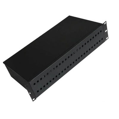 19" bâti de support de tableau de connexion des fibres 2U a fixé le type 48 adaptateur du noyau FC