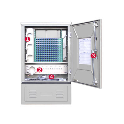 Boîte optique de mur de fibre de SM/millimètre de Cabinet de position de plancher de FTTH externe