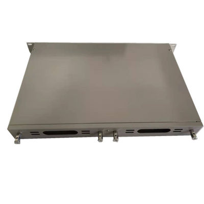 Type gauche panneau électrique optique d'oscillation de tableau de connexion des fibres de Sc du gris 24 de 1U