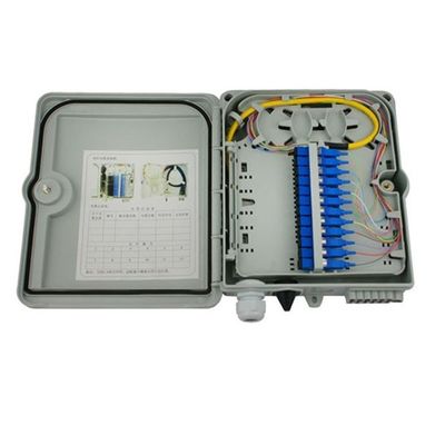 12 / 24 boîtes d'intérieur/extérieures gauches FTTH FTTX FTTB d'arrêt de fibre