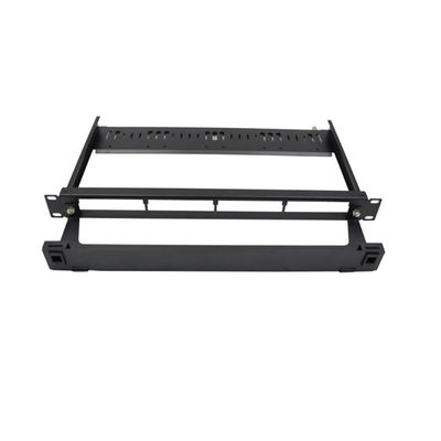 96 noir de bâti de support de clôture du tableau de connexions de cassette du noyau MPO LC 1U