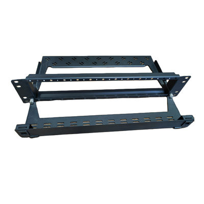 Étagère modulaire noire de tableau de connexions des tableaux de connexions de MPO MTP 96F 1U LC