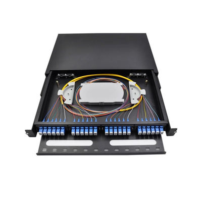 Simplex de fibre optique de Sc de port du tableau de connexions d'épissure de boîte d'arrêt de MPO 24