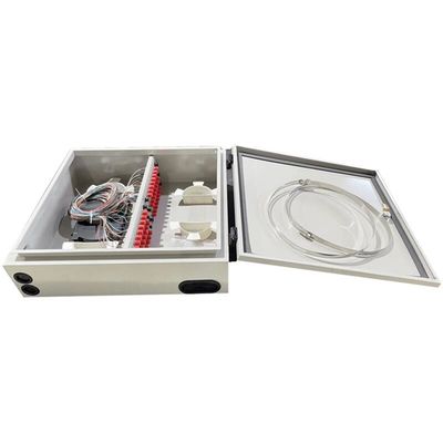 48 adaptateur imperméable extérieur de l'affichage à cristaux liquides de boîte de distribution de fibre de bâti de mur de noyau 48F