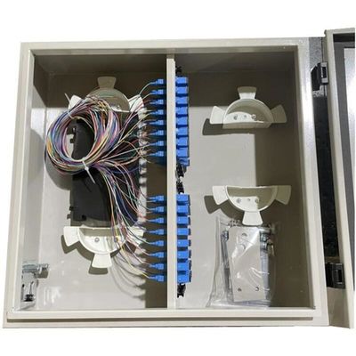 48 adaptateur imperméable extérieur de l'affichage à cristaux liquides de boîte de distribution de fibre de bâti de mur de noyau 48F