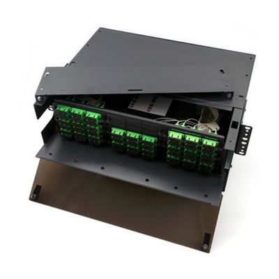 Sc RPA de tableau de connexion des fibres des tableaux de connexions de 3RU MPO MTP 108F tient l'adaptateur de 9 LGX