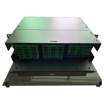 Sc RPA de tableau de connexion des fibres des tableaux de connexions de 3RU MPO MTP 108F tient l'adaptateur de 9 LGX