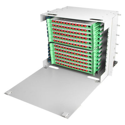 144 tableau de connexions optique de fibre de Sc de tableau de connexions du noyau ODF/adaptateur 19 de Fc