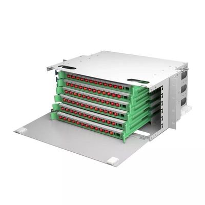 Tableau de connexions de FTTH CATV ODF cadres de distribution optiques de pouce FC de 19 pouces FC 19