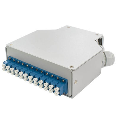 24 coffrets d'extrémité optiques de rail de vacarme de fibre de noyau avec 12 PCs Lc/Apc Aadapter duplex