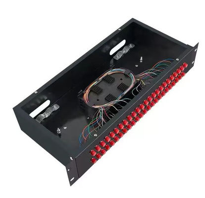 adaptateur de fibre optique de Fc de bâti de support de clôture de boîte du panneau 2U électrique