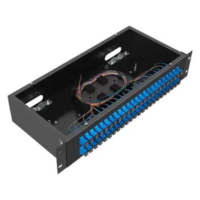 adaptateur de fibre optique de Fc de bâti de support de clôture de boîte du panneau 2U électrique