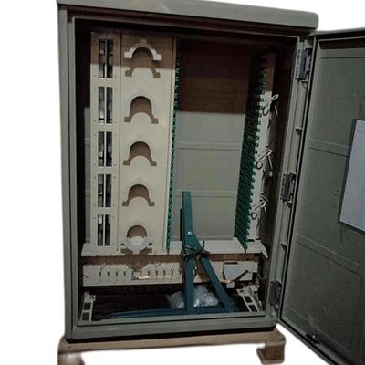 La croix de fibre de SMC relient la boîte en métal 288core FDT du Cabinet FTTH de rue
