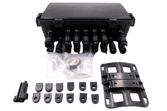 Sc optique imperméable de coffret d'extrémité de fibre de FTTB IP68 2 DANS 2OUT 48Core 16Port