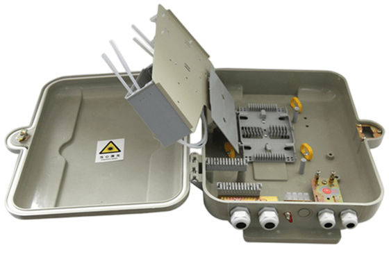 Diviseur 1x16 de PLC de diviseur de fibre de LGX de la boîte SMC+ABS de simplex optique/duplex