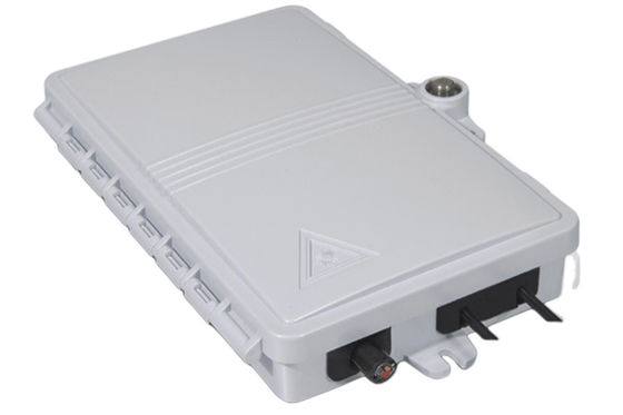 gris-clair matériel extérieur/d'intérieur d'ABS de PC de boîte à bornes optique de la fibre 2Port FTTH