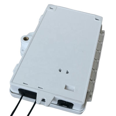 gris-clair matériel extérieur/d'intérieur d'ABS de PC de boîte à bornes optique de la fibre 2Port FTTH