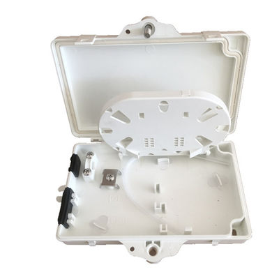 gris-clair matériel extérieur/d'intérieur d'ABS de PC de boîte à bornes optique de la fibre 2Port FTTH