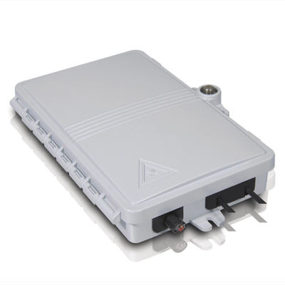 gris-clair matériel extérieur/d'intérieur d'ABS de PC de boîte à bornes optique de la fibre 2Port FTTH