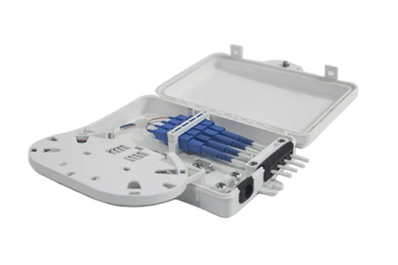le SM recto de Sc optique de coffret d'extrémité de la fibre 4Port câble IP-66 imperméable blanc