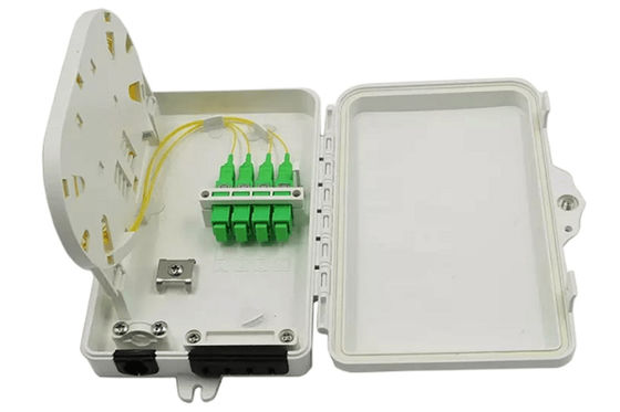 le SM recto de Sc optique de coffret d'extrémité de la fibre 4Port câble IP-66 imperméable blanc