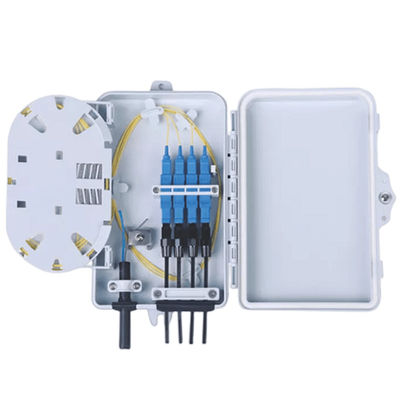 le SM recto de Sc optique de coffret d'extrémité de la fibre 4Port câble IP-66 imperméable blanc