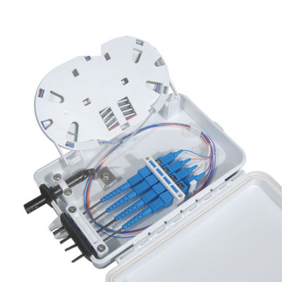 le SM recto de Sc optique de coffret d'extrémité de la fibre 4Port câble IP-66 imperméable blanc