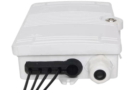 SM de Sc optique UPC SX de coffret d'extrémité de la fibre 4Port IP66 blanc pour la télécommunication