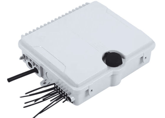 Coffret d'extrémité optique de fibre 12Port SC/LC/ST/FC IP-66 UPC/APC FTTH gris-clair