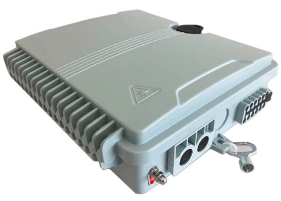 Coffret d'extrémité optique de fibre 12Port SC/LC/ST/FC IP-66 UPC/APC FTTH gris-clair