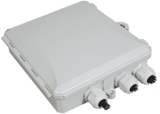 Coffret d'extrémité optique de fibre 12Cores d'intérieur/SC/LC/ST/FC extérieur gris-clair