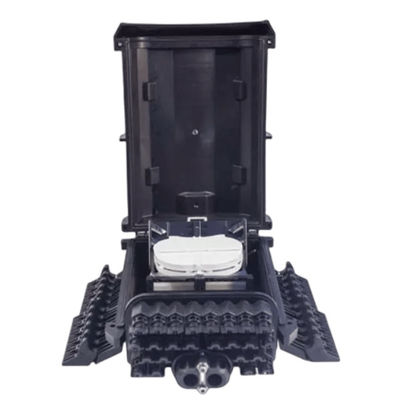Noir gauche IP68 OM1 96Core de bâti de mur de boîte d'arrêt de fibre de FTTB 24